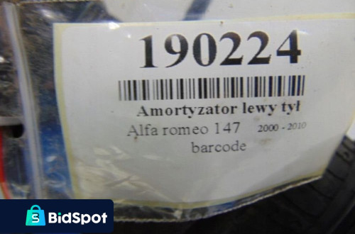 ALFA ROMEO 147 1.6B AMORTYZATOR LEWY TYL