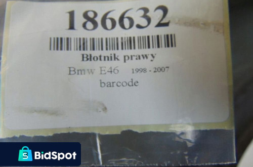 BMW E46 BŁOTNIK PRAWY