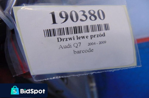 AUDI Q7 DRZWI PRZÓD LEWE LY7W