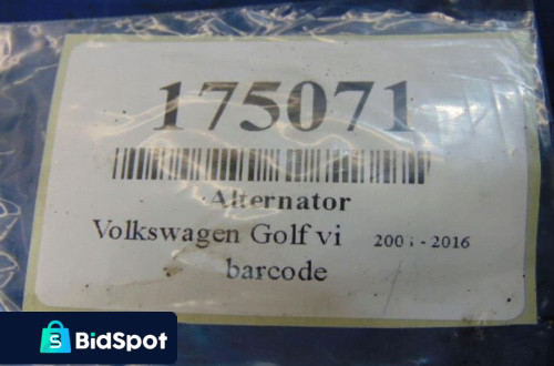 VOLKSWAGEN GOLF VI 1.4 16V ALTERNATOR 036903024H