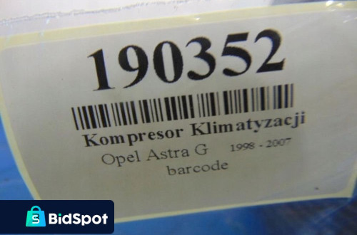 OPEL ASTRA G 2.0DTI KOMPRESOR KLIMATYZACJI 90559843
