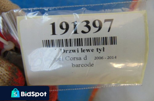 OPEL CORSA D DRZWI LEWY TYL