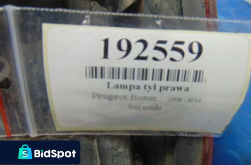 PEUGEOT BOXER II LAMPA TYL PRAWA