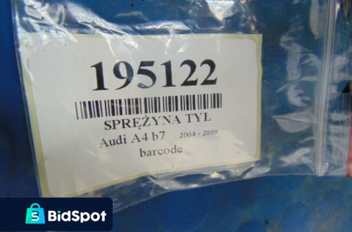 AUDI A4 B7 SPRĘŻYNY TYŁ KOMPLET SEDAN