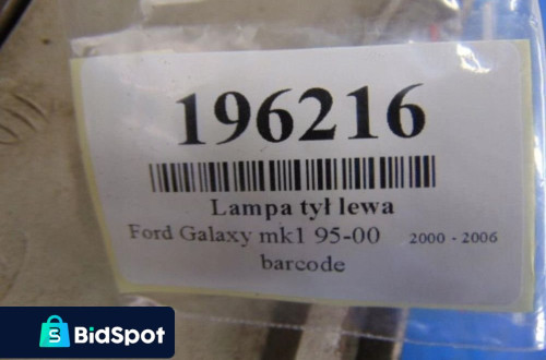 FORD GALAXY LAMPA TYŁ LEWA