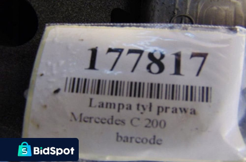 MERCEDES SPORT COUPE LAMPA TYŁ PRAWA