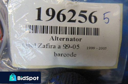 OPEL ZAFIRA A 1.8 16V ALTERNATOR