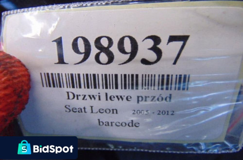 SEAT LEON 2 DRZWI LEWE PRZOD KOMPLETNE