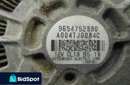 PEUGEOT 407 2.0HDI ALTERNATOR 9654752880