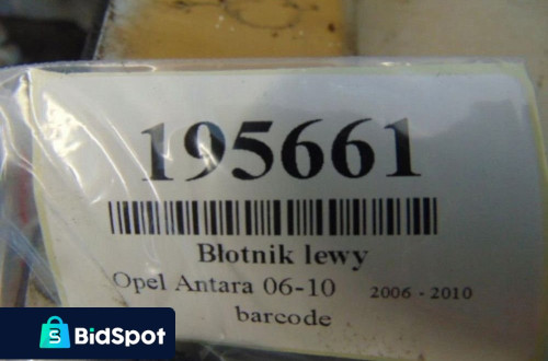 OPEL ANTARA BŁOTNIK LEWY
