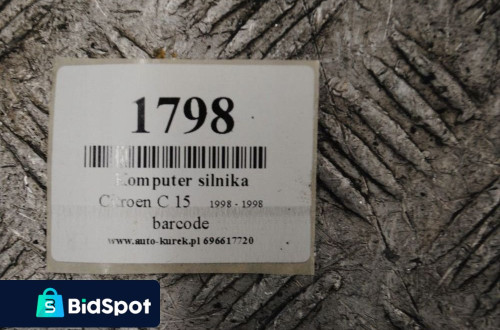 CITROEN C15 1.9 DW8 1998R. KOMPUTER SILNIKA R04080024D