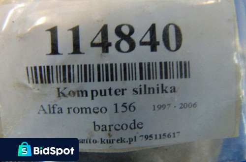 ALFA ROMEO 156 1.8 KOMPUTER SILNIKA 0261206711