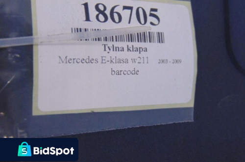 MERCEDES W211 LIFT TYLNA KLAPA LAKIER NIE WIADOMY