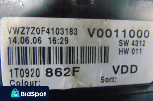 VOLKSWAGEN TOURAN 1.9 TDI LICZNIK 1T0920862F