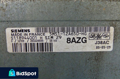 FORD FOCUS MK2 KOMPUTER SILNIKA 1.6 16V 5M5112A650HG