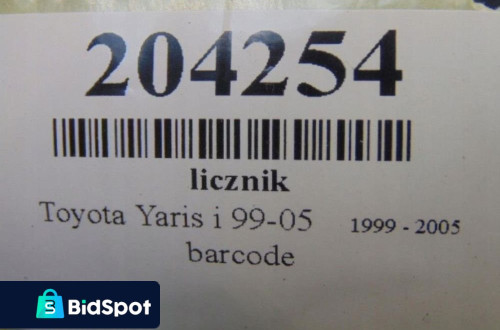 TOYOTA YARIS 1 LICZNIK 21655864-5