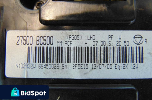 NISSAN MIKRA K12 PANEL NAWIEWU 27500-BC500