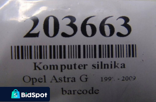 OPEL ASTRA G 1.7DTI KOMPUTER SILNIKA 09391259