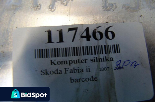 KOMPUTER SILNIKA SKODA FABIA 1.9SDI 038906012AN