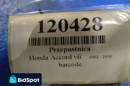 PRZEPUSTNICA HONDA ACCORD VII 2.2 BENZYNA