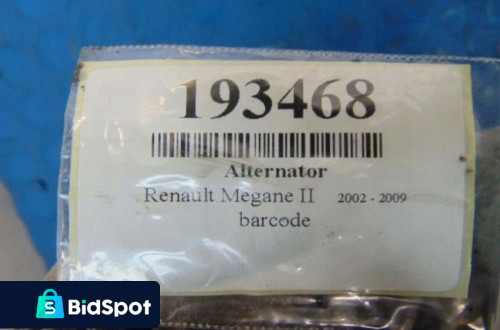 RENAULT MEGANE II 1.6 16V ALTERNATOR 8200290215