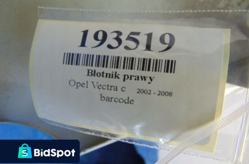 OPEL VECTRA C LIFT BŁOTNIK PRAWY Z157