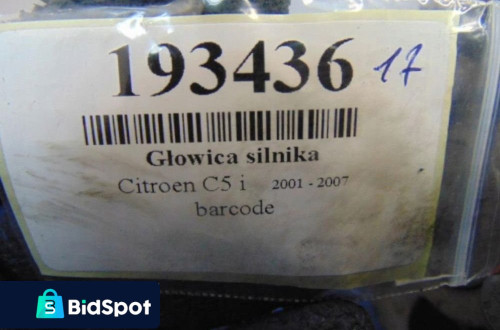 CITROEN C5 I GŁOWICA SILNIKA 2.2HDI 9634559710
