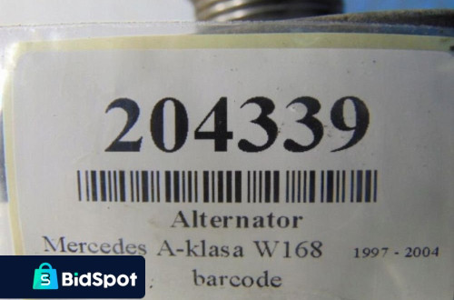 MERCEDES W128 ALTERANTOR A6681540302