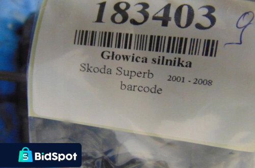 SKODA OCTAVIA I GŁOWICA SILNIKA 1.9TDI 038103373E