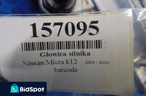 NISSAN MICRA K12 1.2 CR12DE GŁOWICA SILNIKA BX0UKR3
