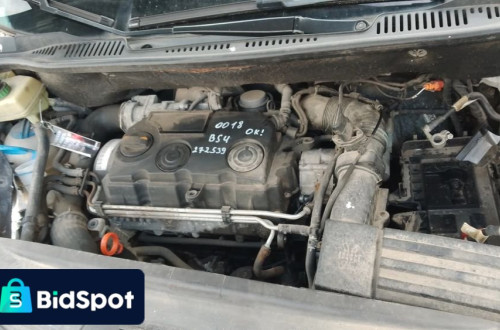 0125 VOLKSWAGEN CADDY III 1.9TDI kompletny silnik sprawny 100% ! Kod silnika BSU