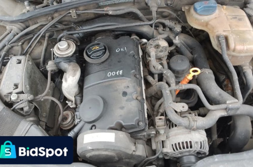 0124 VOLKSWAGEN PASSAT B5 1.9TDIkompletny silnik sprawny 100% ! Kod silnika ATJ