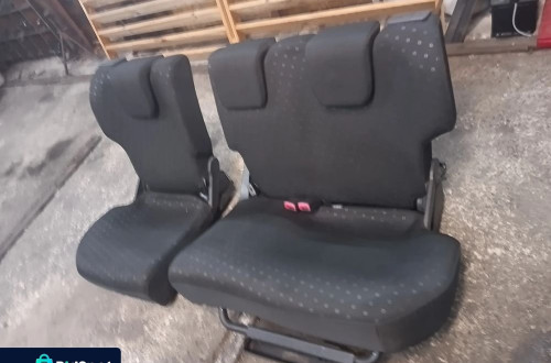 toyota yaris ii 2 5d kanapa siedzenia fotele tyl tylnie tylne
