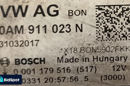 VW BEETLE 17r 1.4 TSI ROZRUSZNIK 0AM911023N