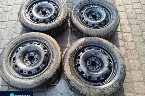 KOMPLET FELG Z OPONAMI LETNIMI FABIA II RAPID AUDI A1 VW POLO IBIZA 5x100 ET38 6J