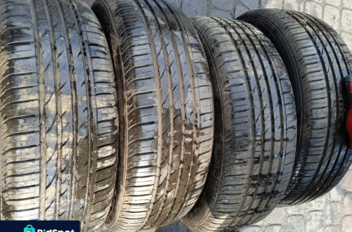 KOMPLET FELG Z OPONAMI LETNIMI FABIA II RAPID AUDI A1 VW POLO IBIZA 5x100 ET38 6J