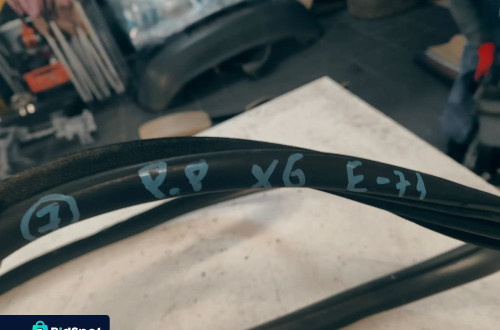 BMW X6 E71 09r USZCZELKA DRZWI PRAWY PRZÓD