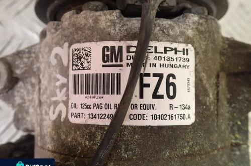 SPRĘŻARKA KOMPRESOR KLIMATYZACJI OPEL ASTRA J 2.0 13412249