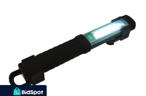Lampa Latarka Warsztatowa Led Magnes Haczyki Aku