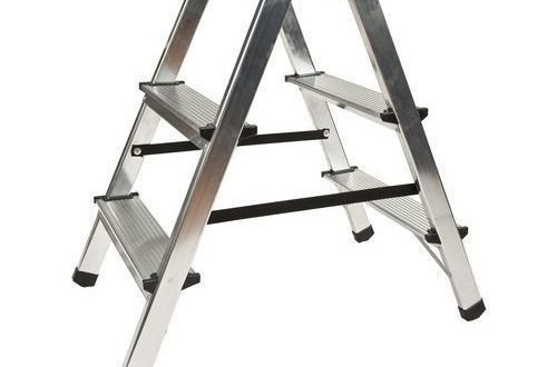 Drabina Aluminiowa Dwustronna 3 Stopnie
