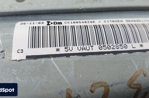 citroen c3 i poduszka airbag fotela lewy przód 96462517zQ