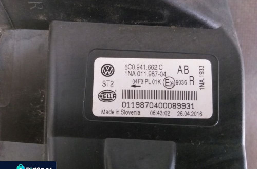 HALOGEN PRAWY VW POLO 14- 6C0941662C