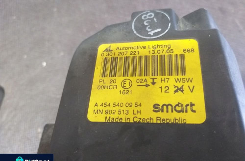 LAMPA PRZÓD LEWA SMART FORFOUR A454 A4545400954