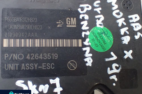 POMPA HAMULCOWA ABS OPEL MOKKA MOKKA X 42643519