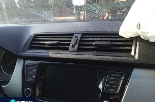 KONSOLA SKODA FABIA III HB + PODUSZKI AIRBAG PASY