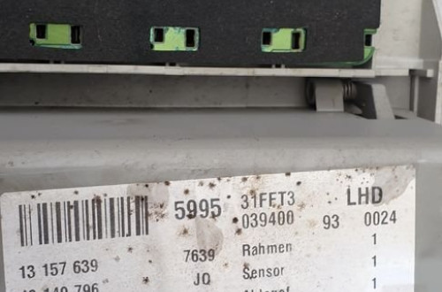 opel vectra c lampka oswietlenie kabiny wnetrza 13157639 13149796