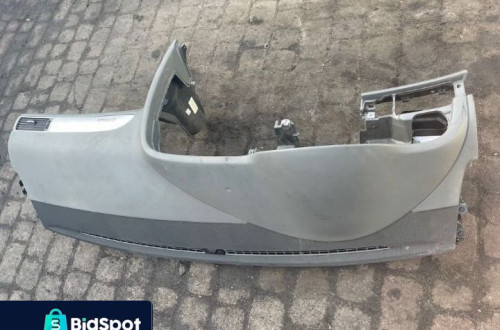 KONSOLA ZESTAW  AIRBAG PASY AUDI A6 C6 SZARA