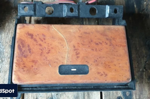 bmw e38 schowek popielniczka drewno 8160423