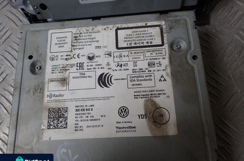 VW POLO 6R RADIO WYŚWIETLACZ CZYTNIK 6C0919603B 3Q0035842B