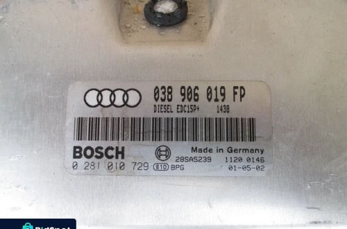 komputer sterownik Audi A4 B6 1.9 TDCI 038906019FP 0281010729